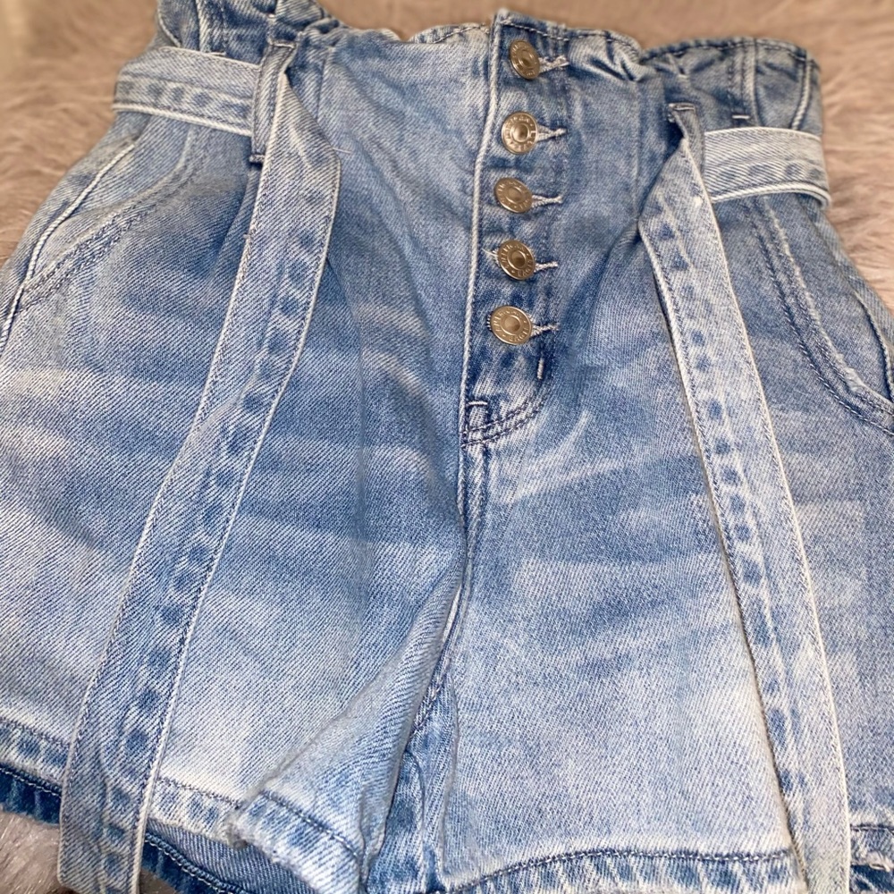 High waisted shorts